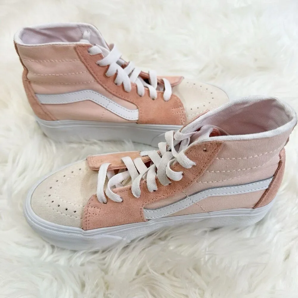 Vans Womens Sk8-hi Colorblock Tapered Sneakers Womens Size 5.5 Platform‎ Pastel